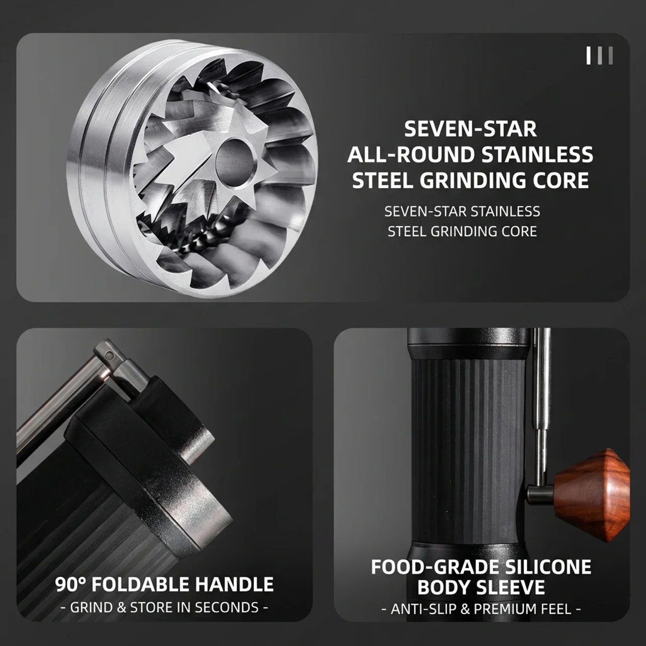 Roast Ritual Premium Manual Coffee Grinder